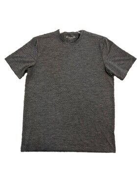 Travis Mathew Mens Large Tee Shirt Scenic Vista Heather Grey Performance